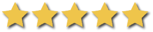5 gold stars representing a 5 star review
